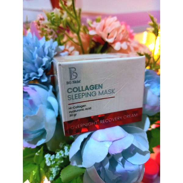 Jual bg skin collagen sleeping mask Shopee Indonesia