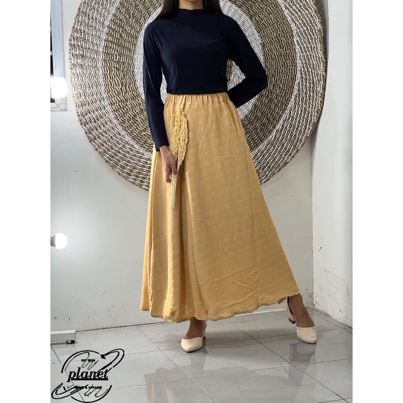 ROK MAYUNG CRINCLE CRINKLE AIRFLOW PREMIUM ROK CRINGCLE URAGIRI BASIC SKIRT PATTERN ROK POLOS PANJANG WANITA