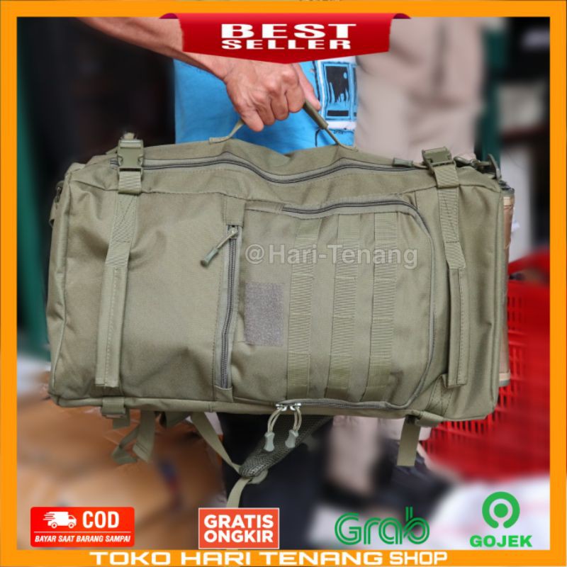 TAS RANSEL W025 HIJAU IMPORT TAS SELEMPANG TACTICAL