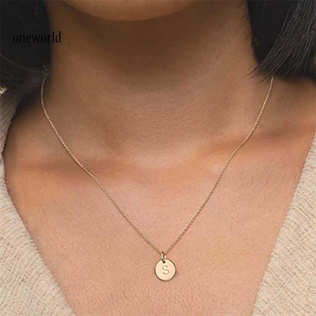 |Onwo Dress Mini Lengan Pendek Untuk Wanita| Kalung Liontin Bahan Stainless Steel Tahan Lama Untuk Wanita