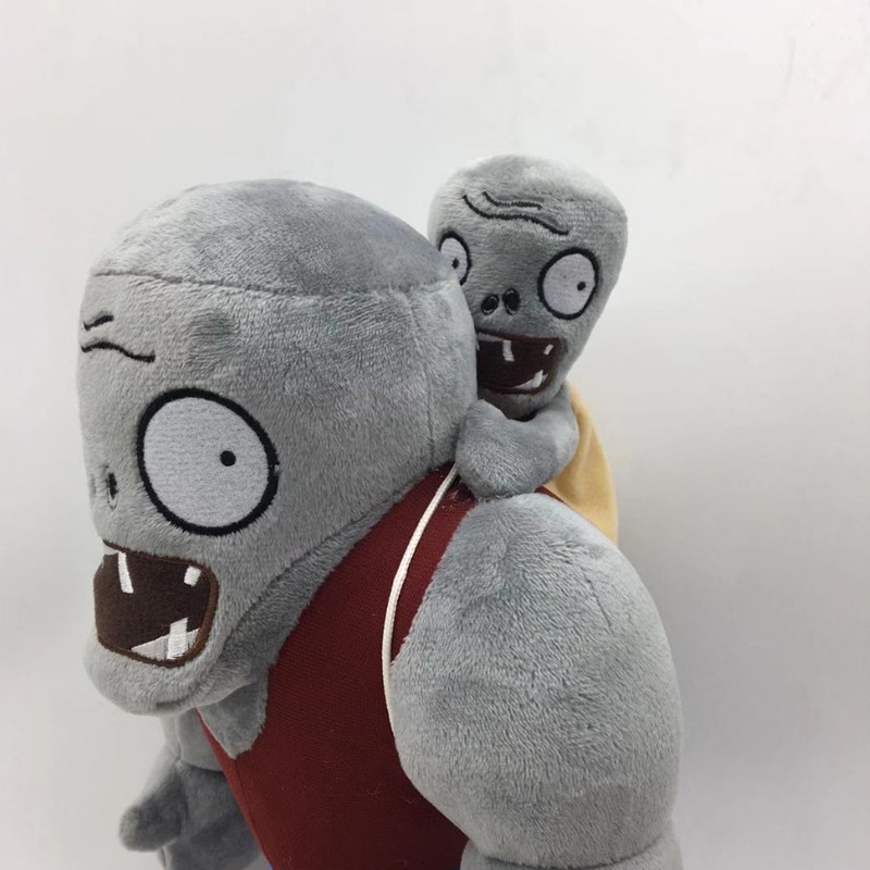 30cm Cartoon Plant VS Gargantuar Zombie Plush Toys PVZ Gargantuar Plush Soft Stuffed Toys Doll Gifts For Kids Children