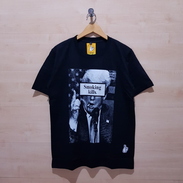 KAOS T SHIRT FR2 FUCKING RABBIT DONALD TRUMP TEE BLACK - M