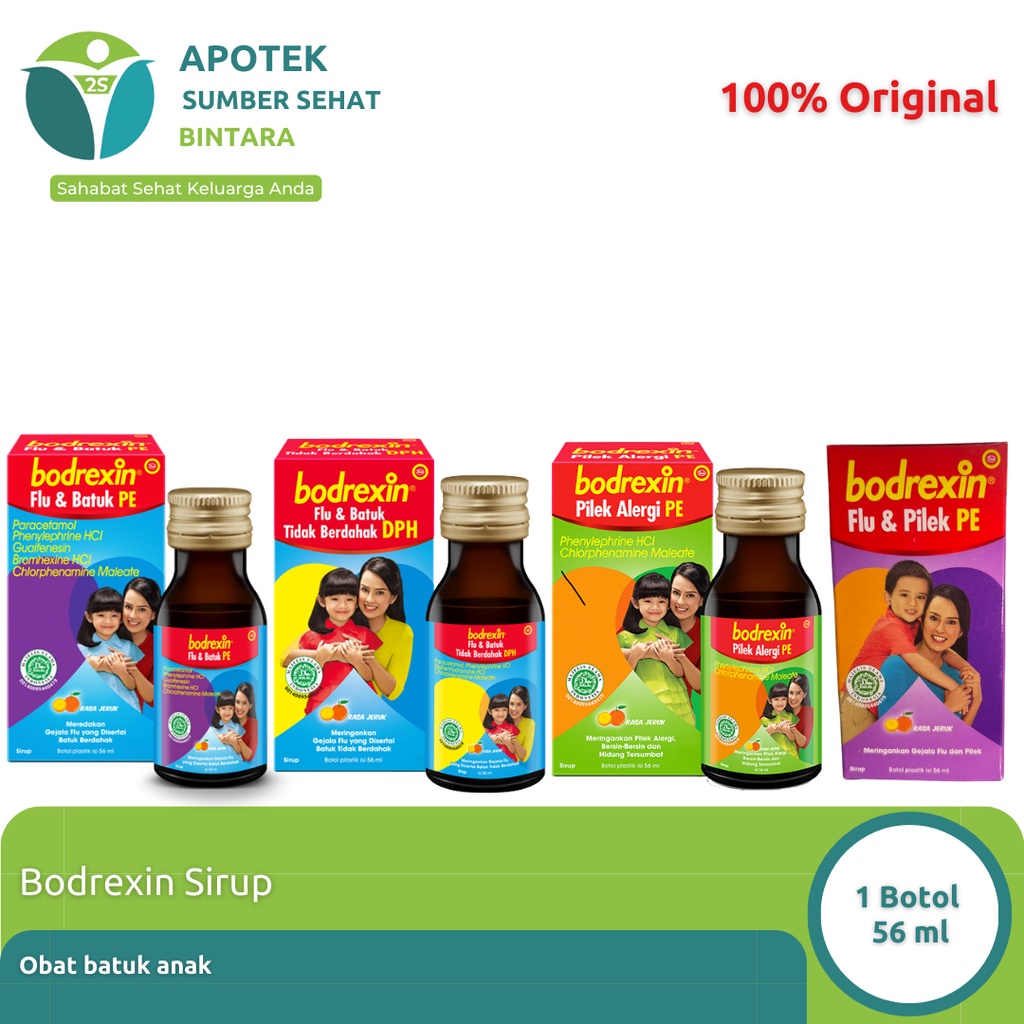 Bodrexin Flu dan Batuk Sirup Anak 60 ml