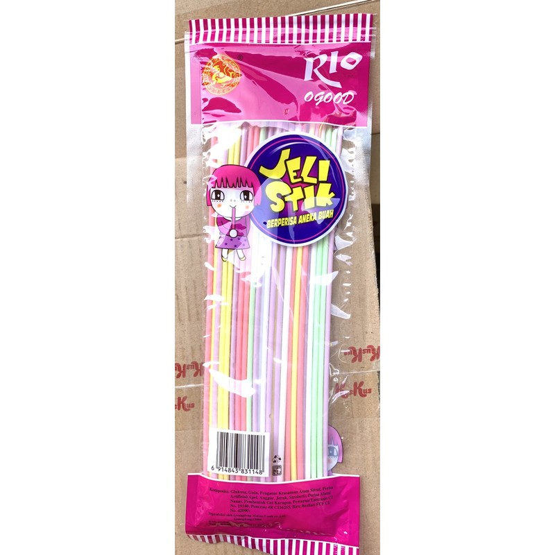 

PERMEN JADUL JELI STIK JAJANAN JADUL ANAK / SNACK JADUL ANAK ANAK JELLY STIK JELY STICK