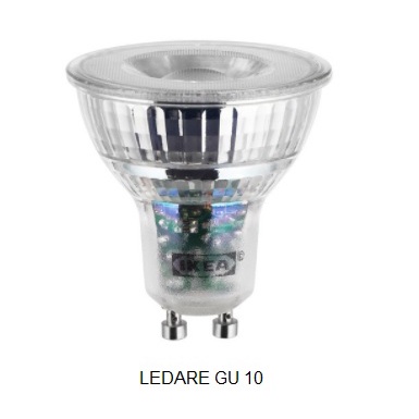 Bohlam Led GU10 345 lumen , cocok untuk standing lamp IKEA