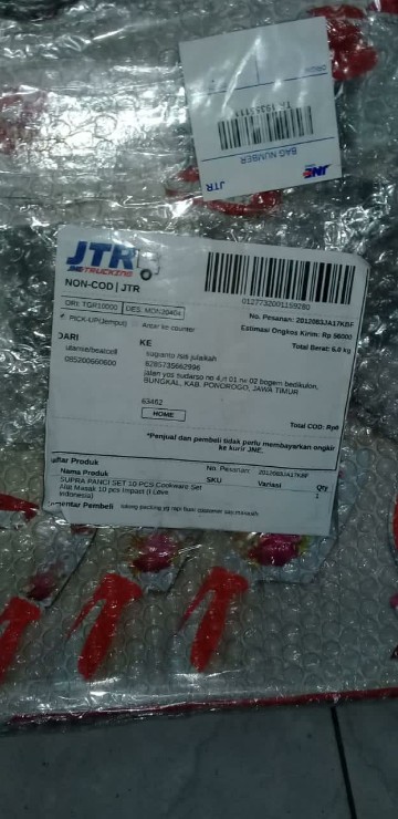 Supra Panci Set 10 Pcs Cookware Set Alat Masak 10 Pcs Impact (i Love Indonesia)