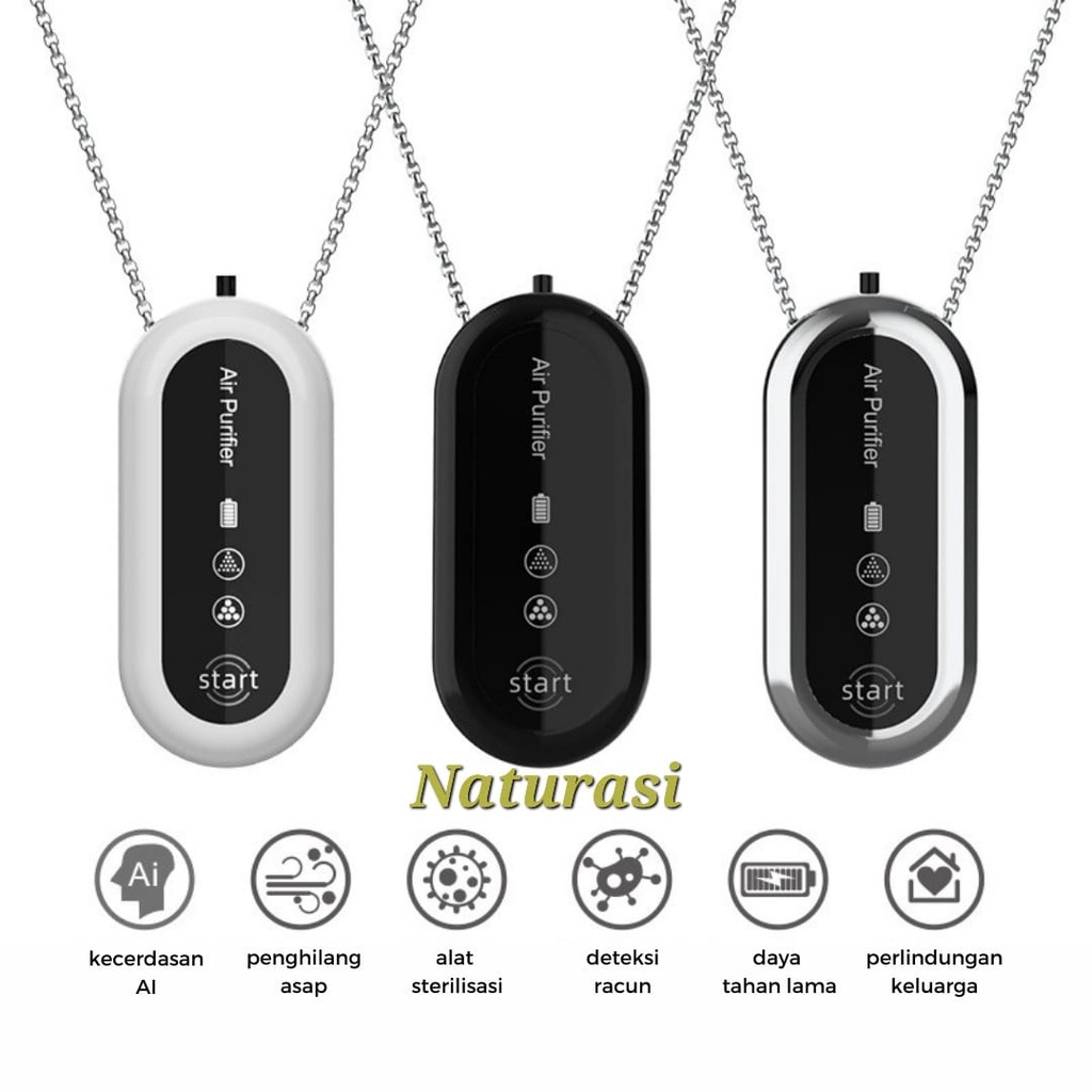 Air Purifier Portable Kalung Purifier kalung pembersih udara Ionizer Original