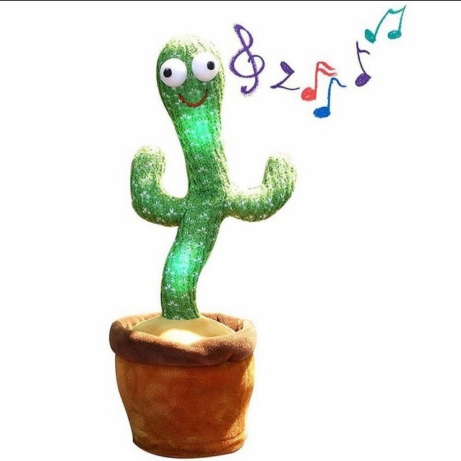 MOMBABY1 Kado Mainan Anak Boneka Kaktus Goyang / Mainan Dancing Cactus Toys