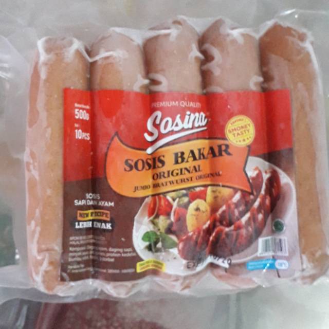 

Sosiana sosis bakar lada hitam medium