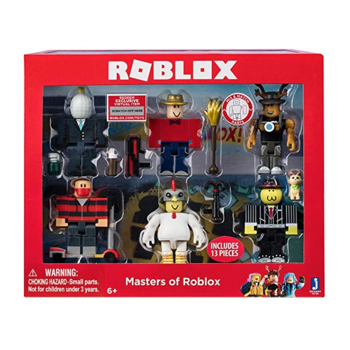 Roblox Masters Of Roblox 6 Figure Shopee Indonesia - action figures kids toys masters of roblox six figure pack mix