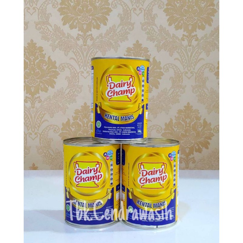 

Susu Kental Manis Dairy Champ 500gr