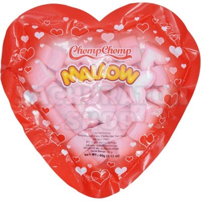 

Chomp Chomp Mallow Love Marshmellow - Marshmallow Bentuk Hati - Permen
