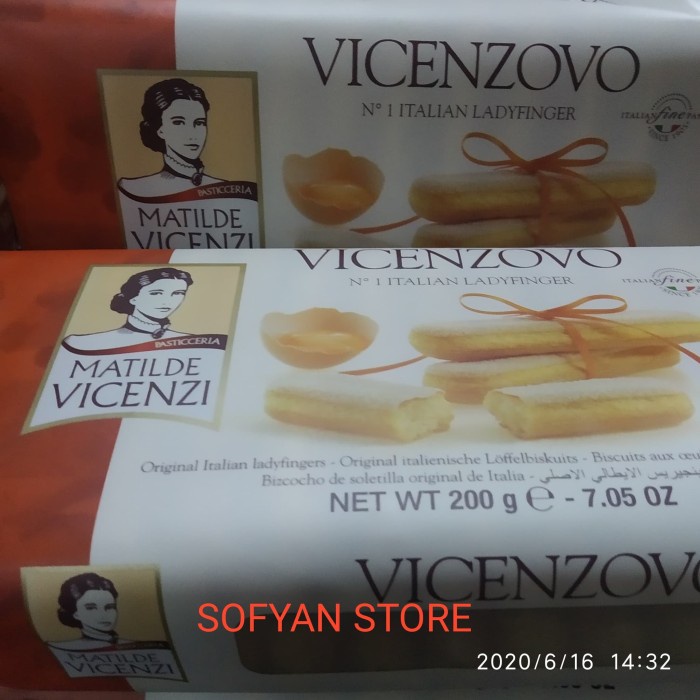 

VICENZI VICENZOVO LADY FINGER ITALIANA NO1 200gr