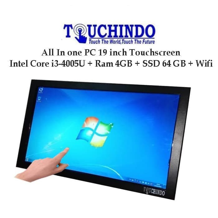 All In One PC i3 Touchscreen 19 inch