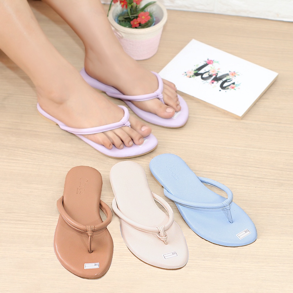 Sandal jepit wanita korean terbaru balon - Alexa