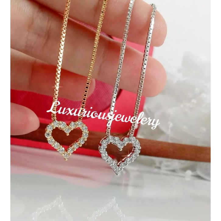 Kalung Love Replika Berlian