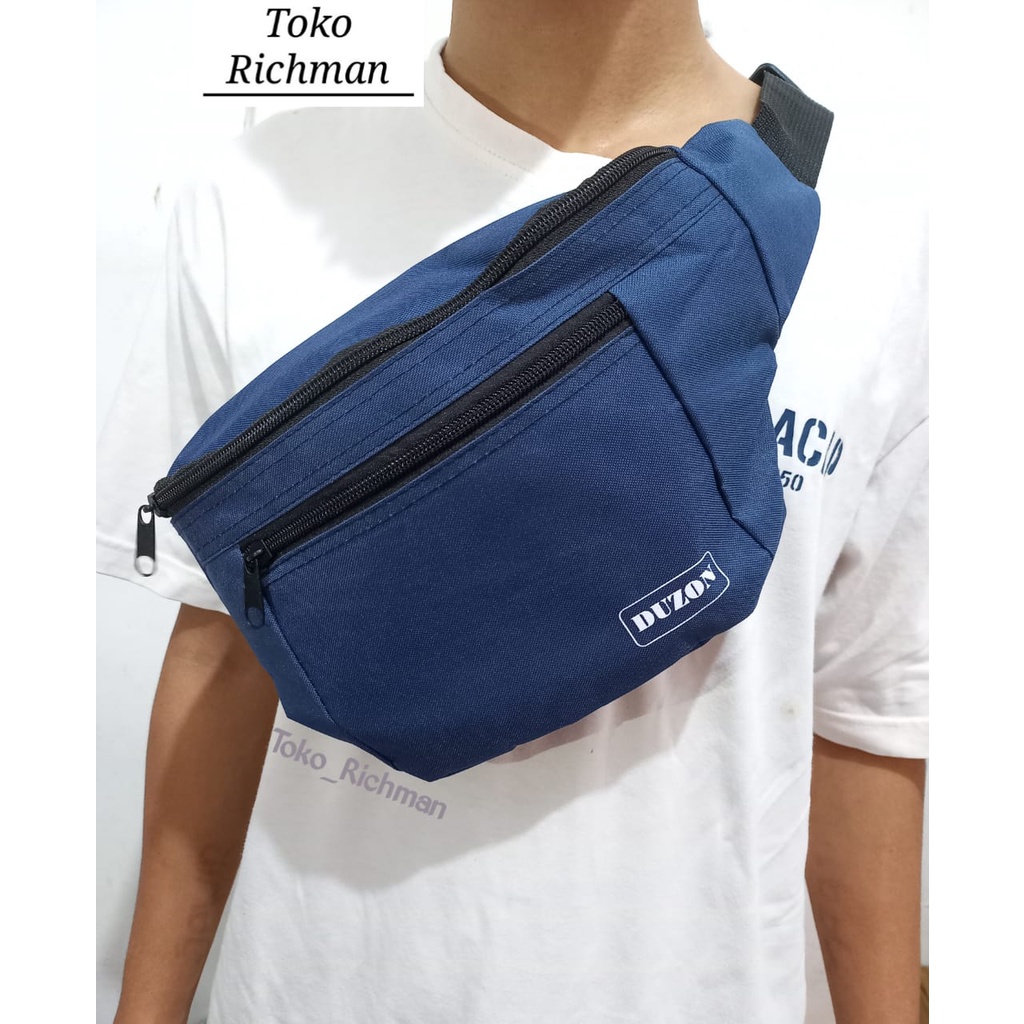 DUZON Tas Pinggang Tas Selempang DPT201 Tas Handphone Tas Casual Unisex