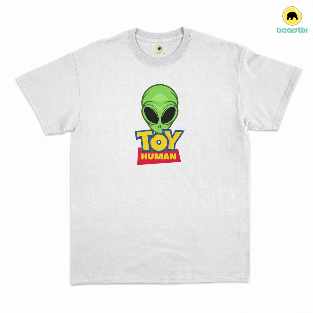 BEARSTIX - T SHIRT TOY HUMAN - KAOS TOY STORY - BAJU ALIEN - KAOS AREA 51