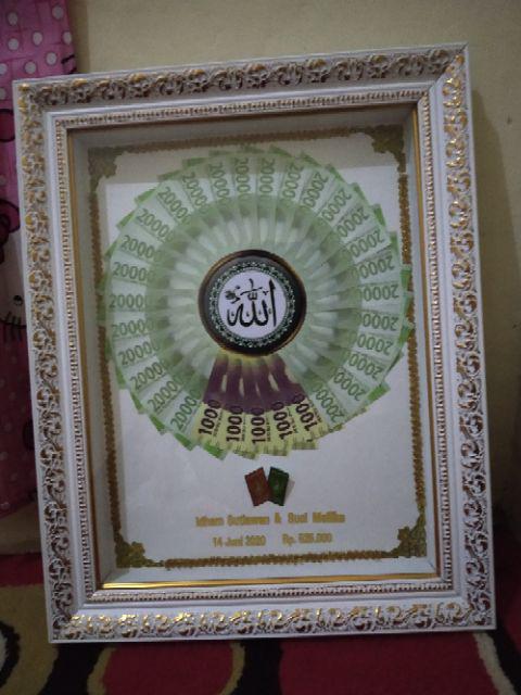 Mahar Nikah Uang Kuno , Mahar Uang, Mahar Cikarang Bekasi, Seserahan Bingkai 3d 12r