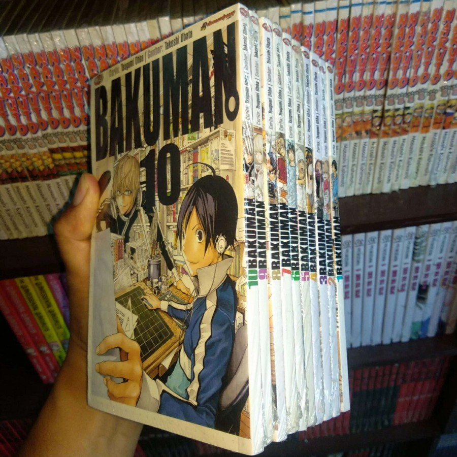 Bakuman 1 2 3 4 5 6 7 8 9 10 (Komik Segel Original)