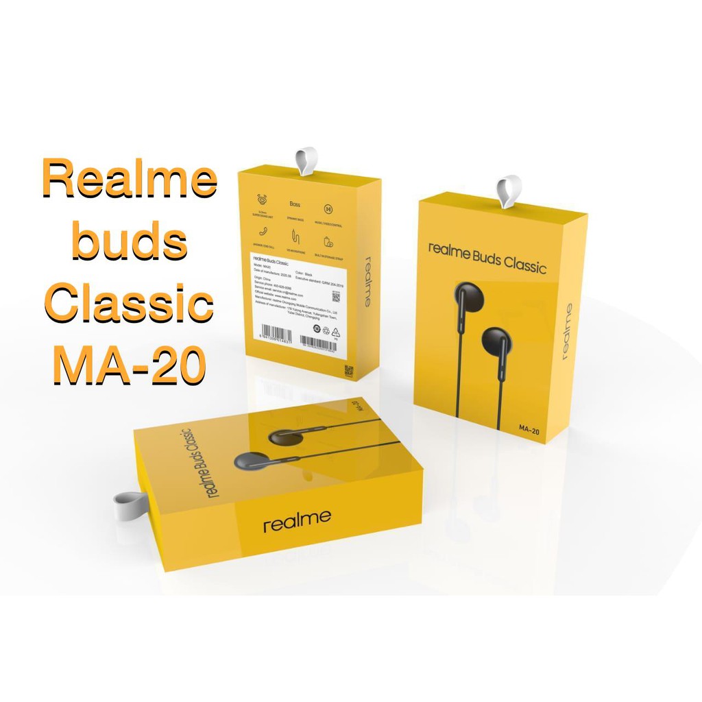 new~Realme Buds2 In Ear Earphone Headset Magnetic MA11 Realme Buds In Ear Headset REALME R105 NEW