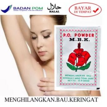 ✿ELYSABETHME✿ Bedak tabur SACHET mbk M.B.K anti bau dan biang keringat bisa untuk pria dan wanita