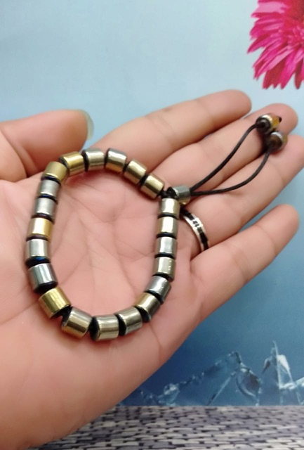 Gelang tangan model serut// gelang batu blustin mahned// gelang kesehatan