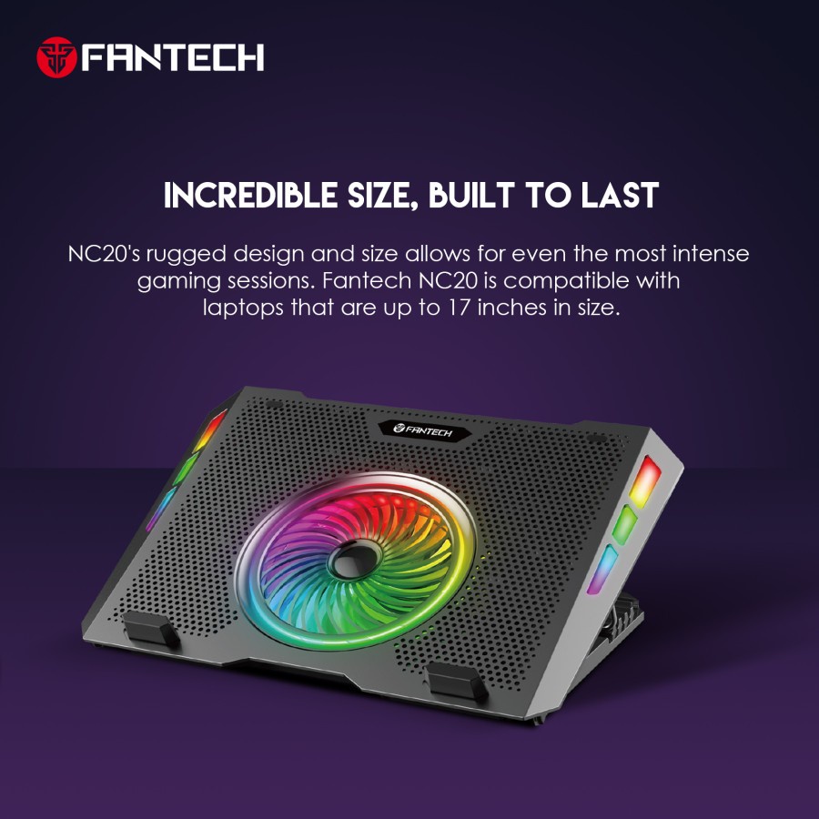 FAN NOTEBOOK FANTECH GAMING NC-20 BK