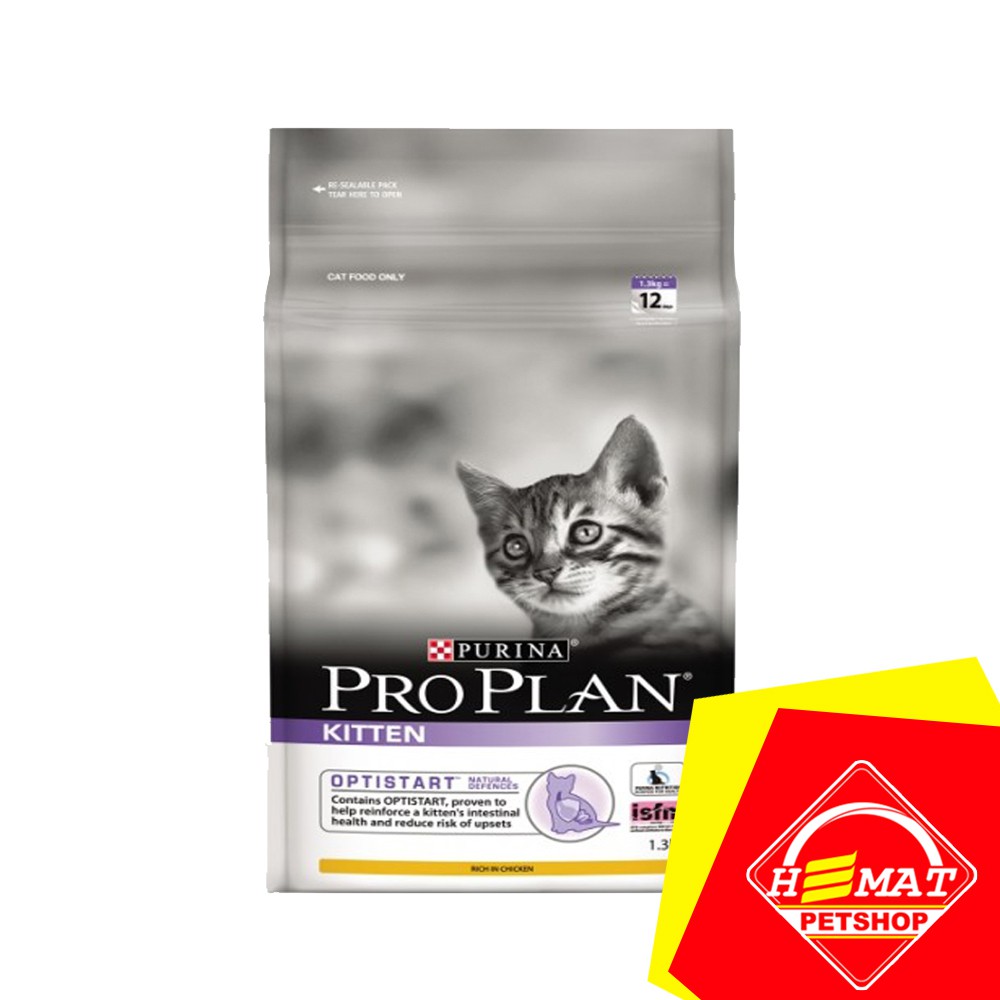 Cat Food Pro Plan Kitten Chicken 1,5 Kg Makanan kering Kucing anakan 1.5kg Cat Food