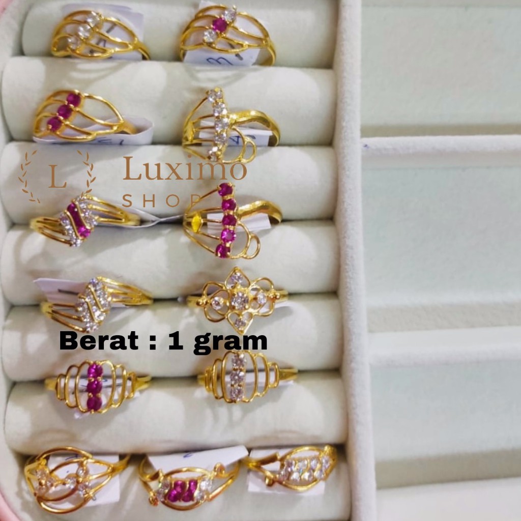 Cincin Dewasa Emas Muda