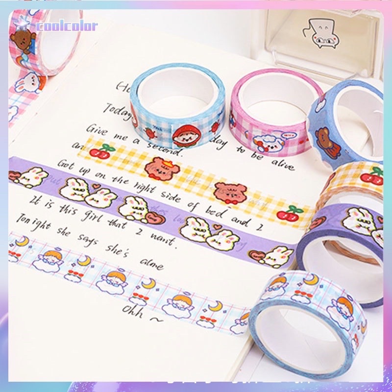 Tape / Selotip Motif Karakter Lucu Isi 4