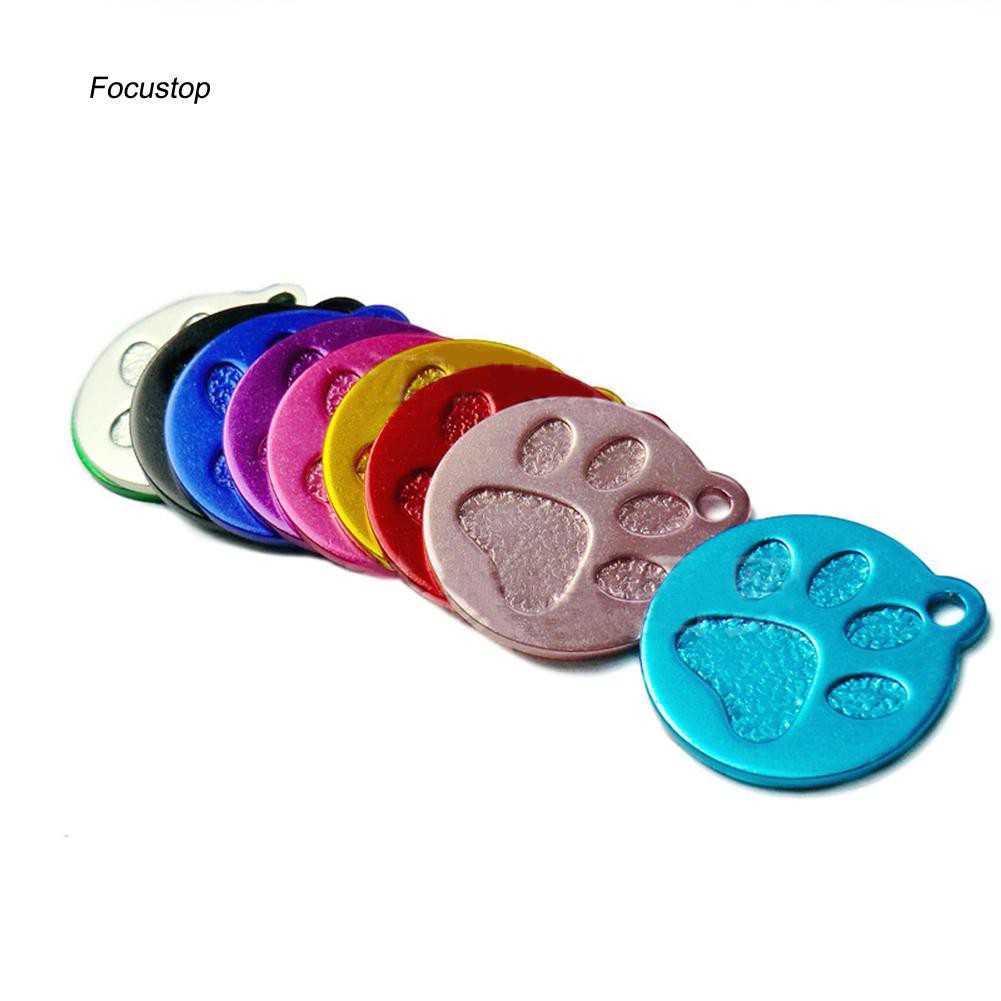 Fcsp Liontin Kalung Bentuk Telapak Kaki Anjing Kartun Lucu Untuk