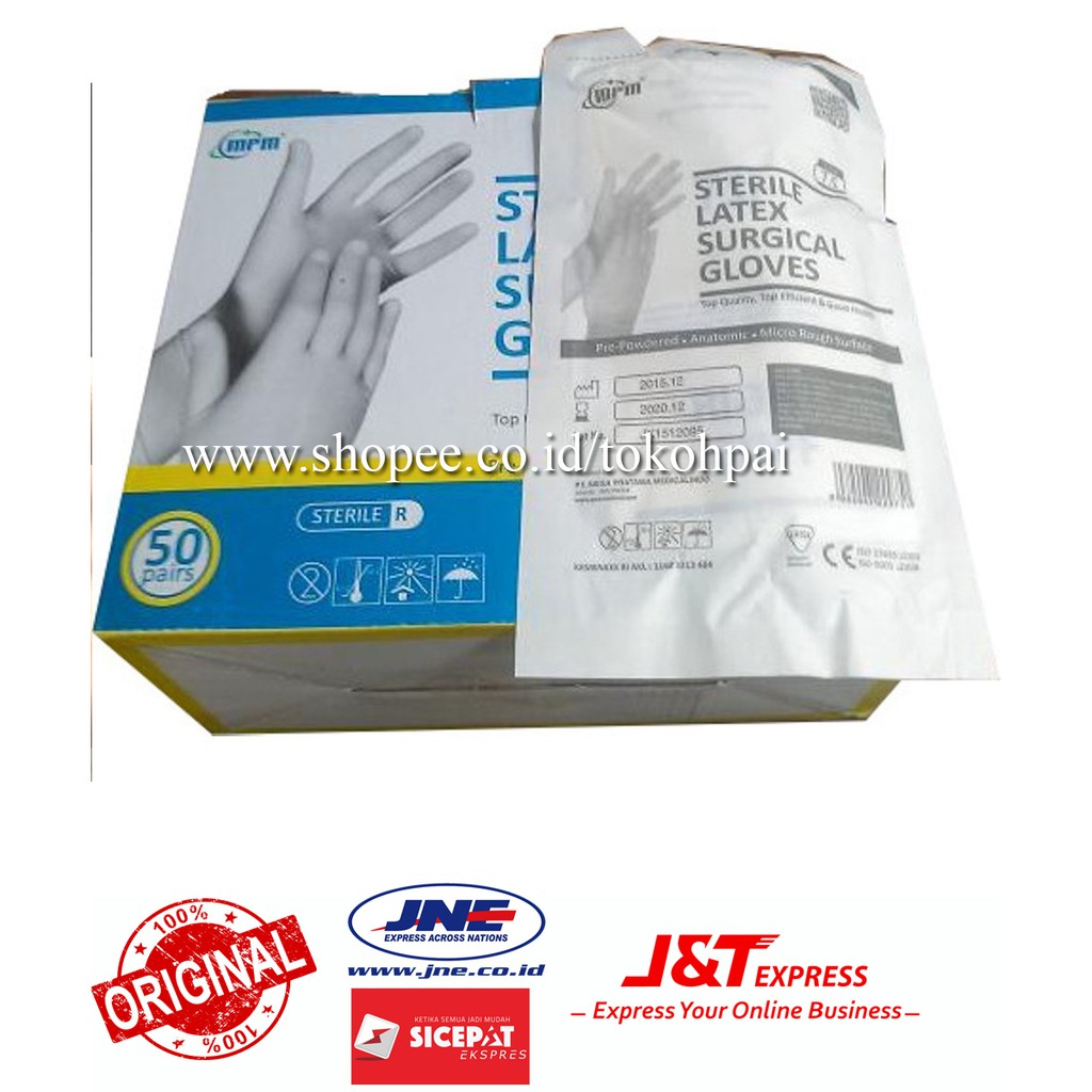 SARUNG TANGAN STERIL  LATEX SURGICAL GLOVES / Sterile Latex Surgical Gloves