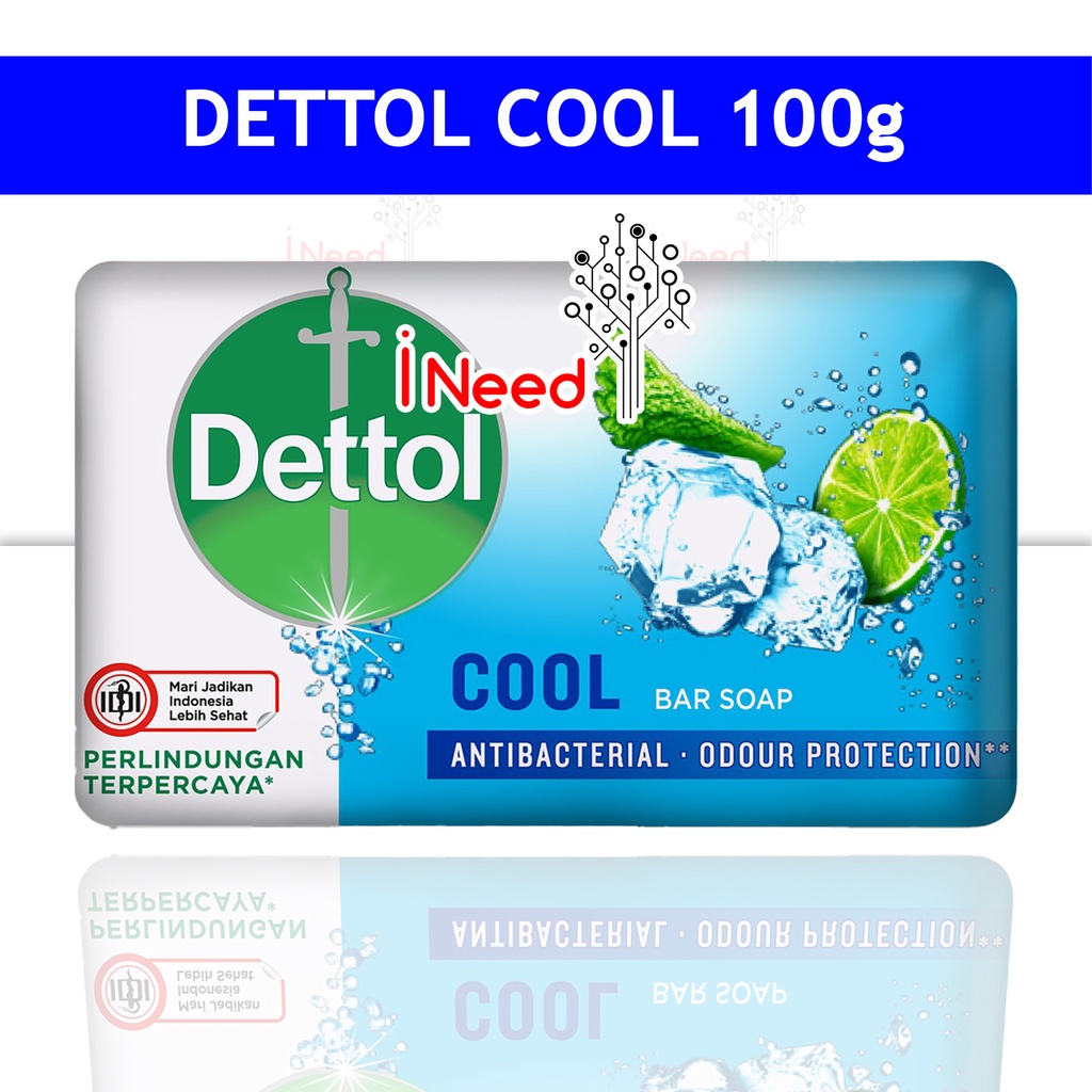 (INEED) (100gr) DETTOL Sabun Mandi Batang | Soap bar 100 gram