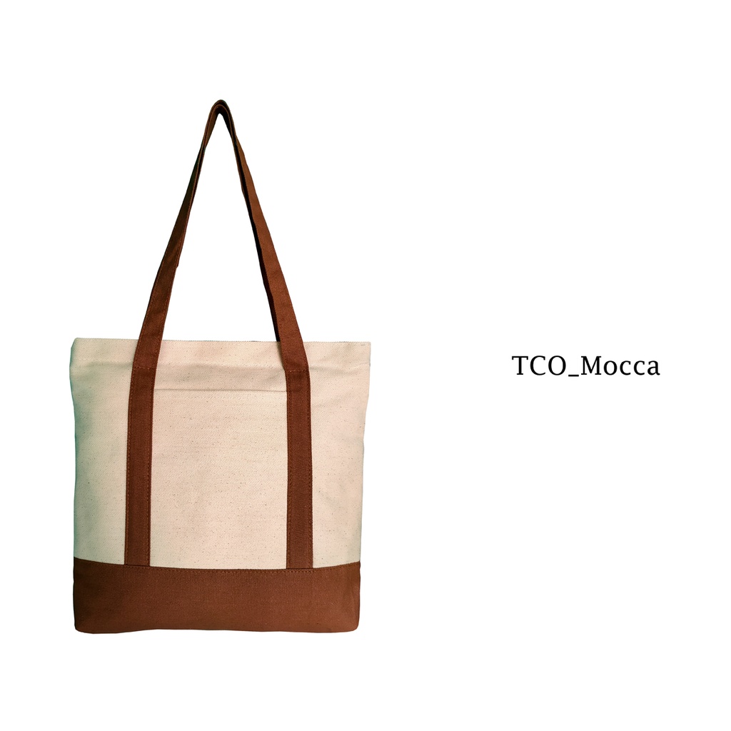 Tote Bag Kanvas Wanita 34x33x5cm Totebag Varian TCO_Mocca