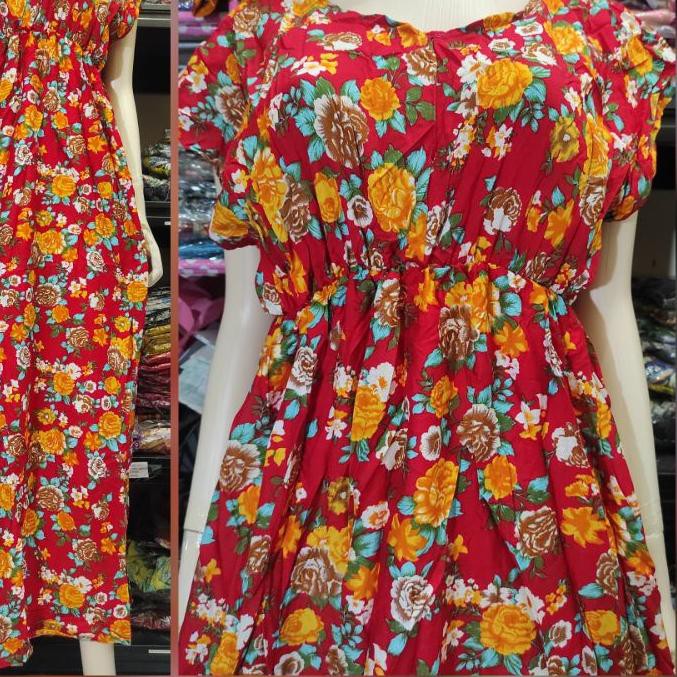 ☝ Daster Manohara jumbo panjang bali LD 120 PJ 130 ☻