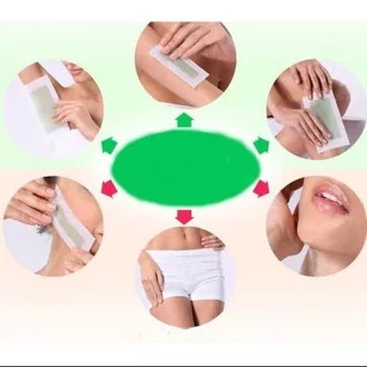 (NCS) Cold wax Hair Removal Strip / Waxing Strip / Paper Wax / Perontok Pencabut Bulu