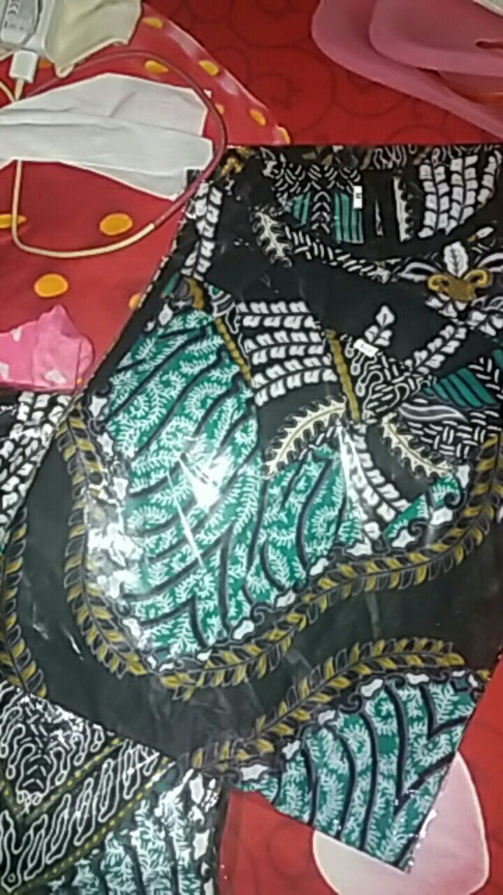 Batik Couple Keluarga Sania Ruffle Ori Ndoro Jowi Dnt Motif Madu