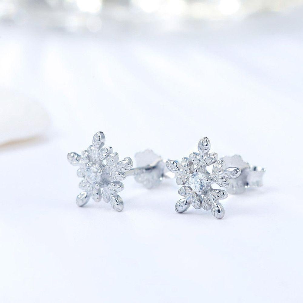 Lily Wanita Anting Tusuk Fashion Trendi Perhiasan925 Sterling Silver