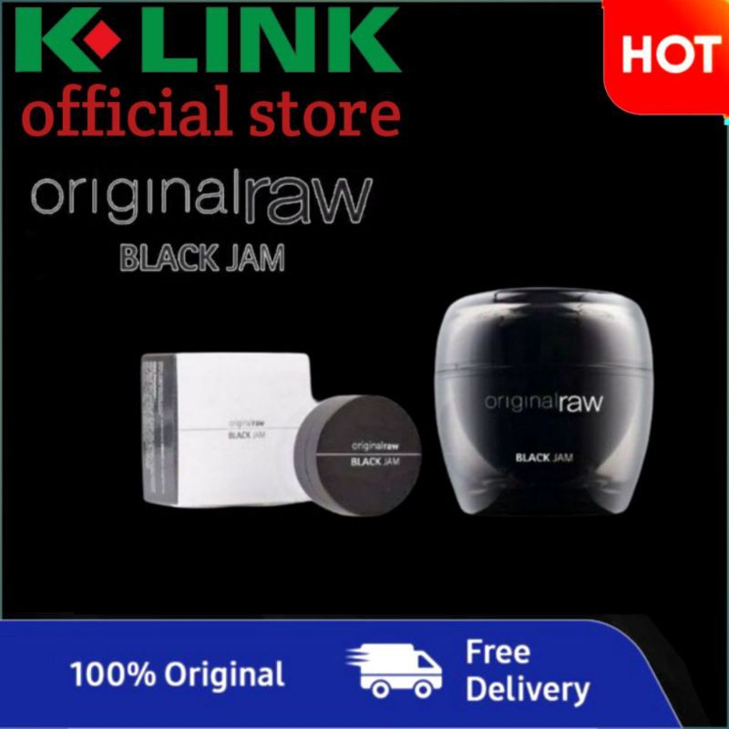 Premium (RRW) ORIGINAL RAW - BLACK JAM SMALL FREH AND GLOWING (9ml) Distributor Termurah