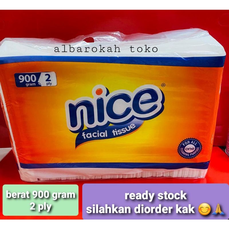 Tisu nice kiloan 900 gram / tisu wajah nice berat 900 gram / tisu nice 2ply