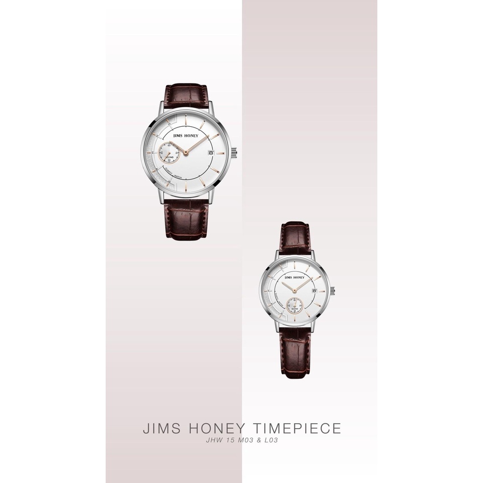 Jims Honey Jam JHW 15 Jam Tangan Pria Wanita Couple Quartz