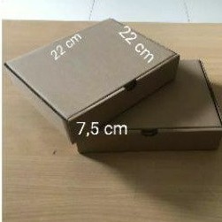

Kardus Karton Kotak Kue Pizza Baju uk.22 x 22 x 7.5 cm