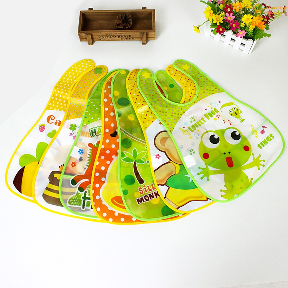 LAKOE Slabber bayi Eva/baby bibs/ Celemek EVA Bayi