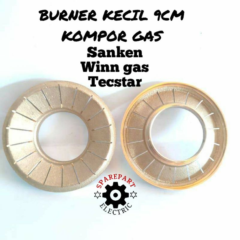 BURNER KECIL KUNINGAN 9CM KOMPOR GAS SANKEN DLL