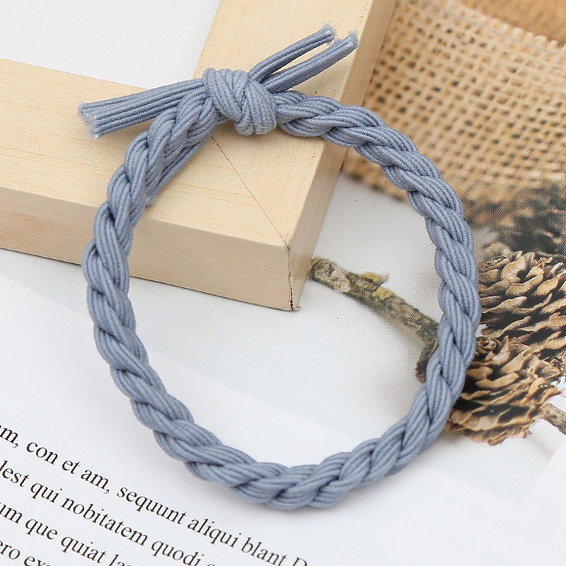 MURMURE.ID | IKAT RAMBUT JALIN POLOS KOREA KARET SIMPLE KUNCIR RAMBUT KEPANG TAMBANG HA106-6