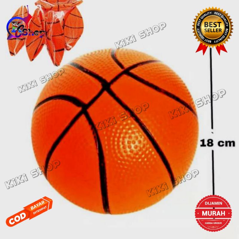 Bola Basket Kecil Besar Sepak Mainan Anak Karet