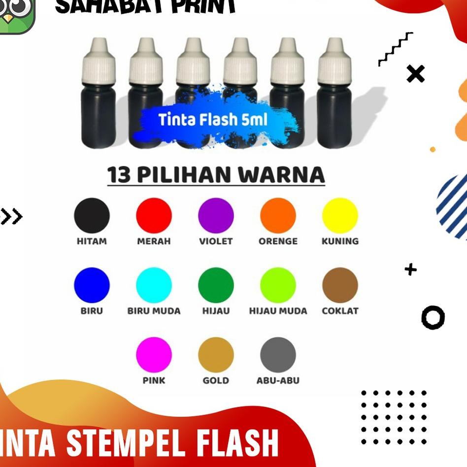

Terbaik TINTA STEMPEL OTOMATIS/WARNA BOTOL 5ml 시