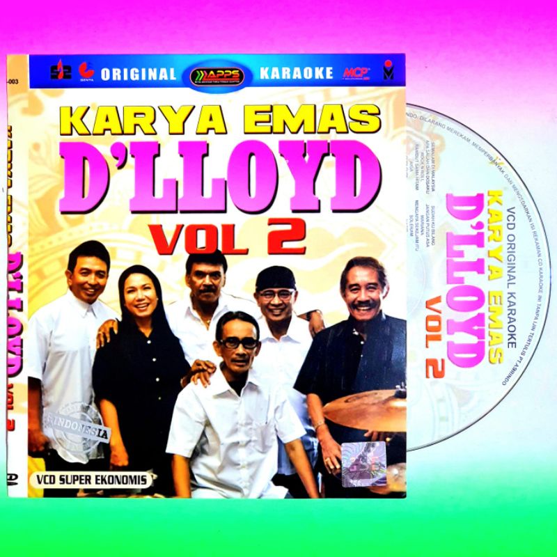 KASET  AUDIO MUSIK ORIGINAL LAGU BAND D LLOYD TERBARU VOL 2 - VOCAL ON / OF AKTIF - LAGU BAND POP LA