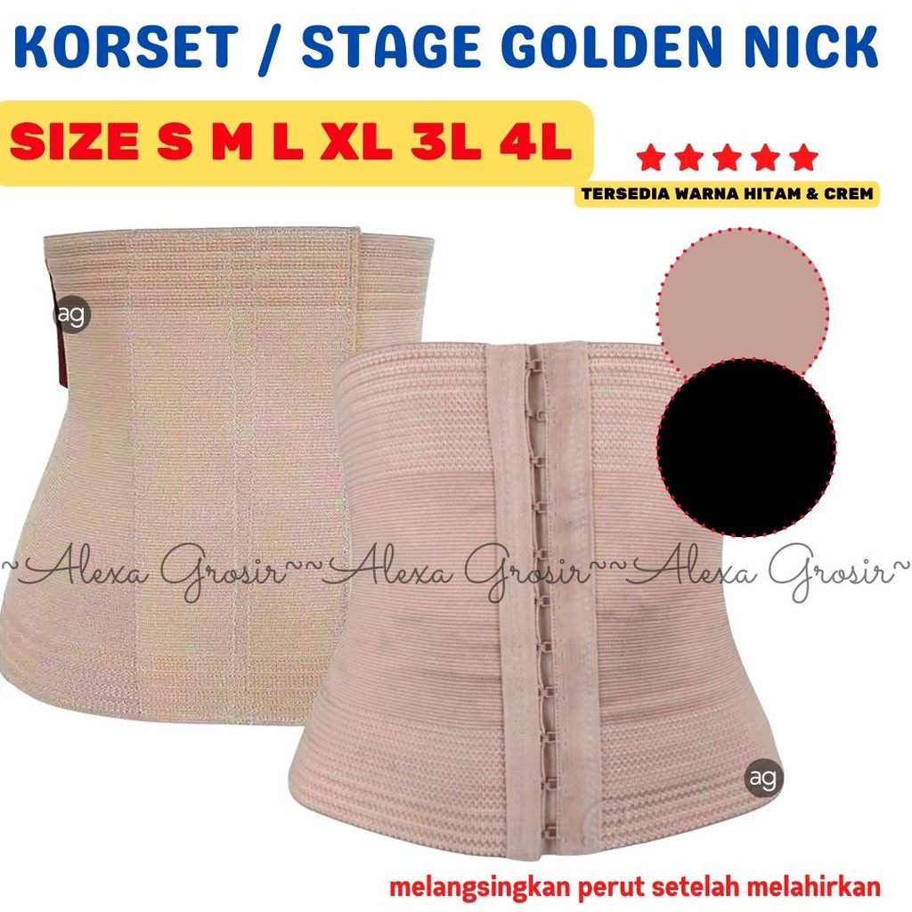 KORSET / STAGEN GOLDEN NICK YUTIND 122 TANPA TULANG